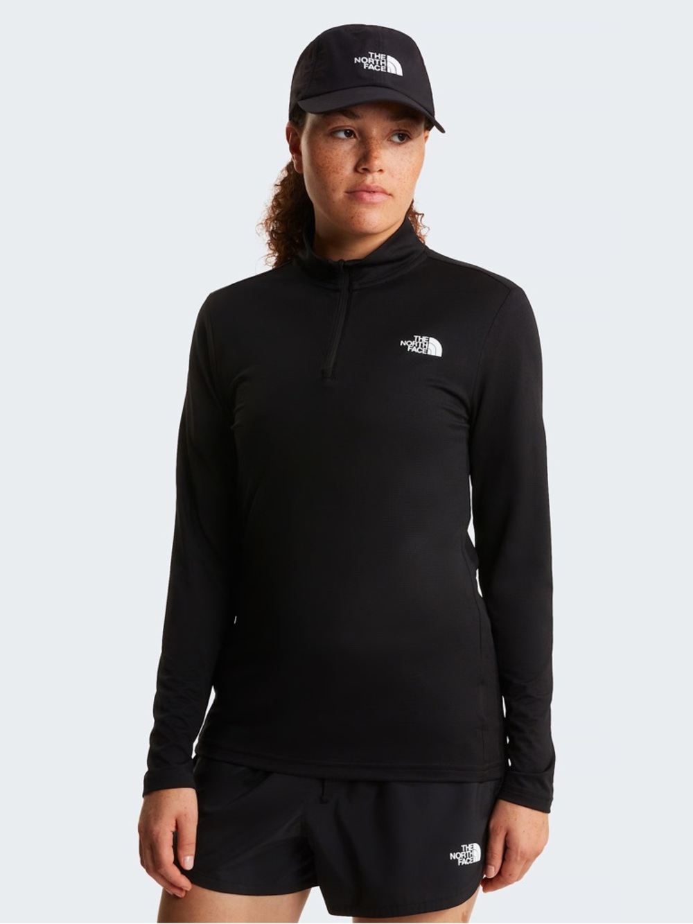 The North Face Women's Black Quarter-Zip Pullover Top